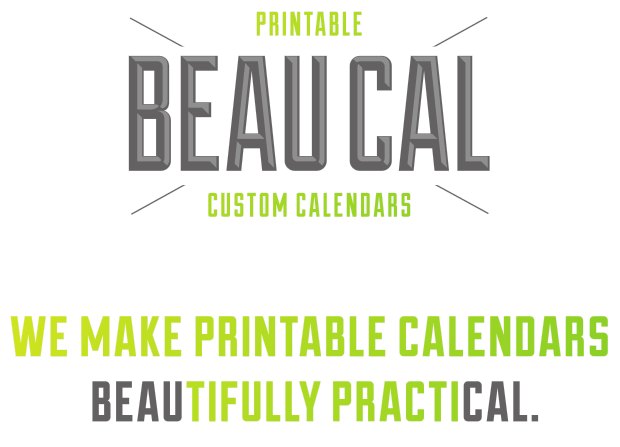Beautiful Printable Calendars - BeauCal.com