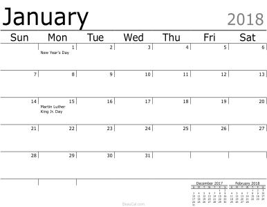 beautiful printable calendars word doc and pdf beaucalcom