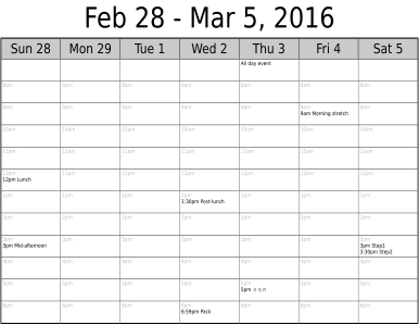 Beautiful Printable Calendars: Word Doc and PDF - BeauCal.com