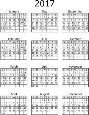 Beautiful Printable Calendars: Word Doc and PDF - BeauCal.com