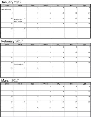 Beautiful Printable Calendars: Word Doc and PDF - BeauCal.com