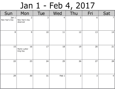 Beautiful Printable Calendars: Word Doc and PDF - BeauCal.com