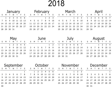 Beautiful Printable Calendars: Word Doc and PDF - BeauCal.com