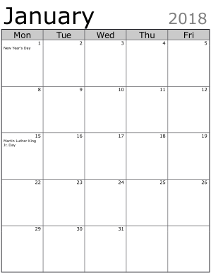 Beautiful Printable Calendars: Word Doc and PDF - BeauCal.com
